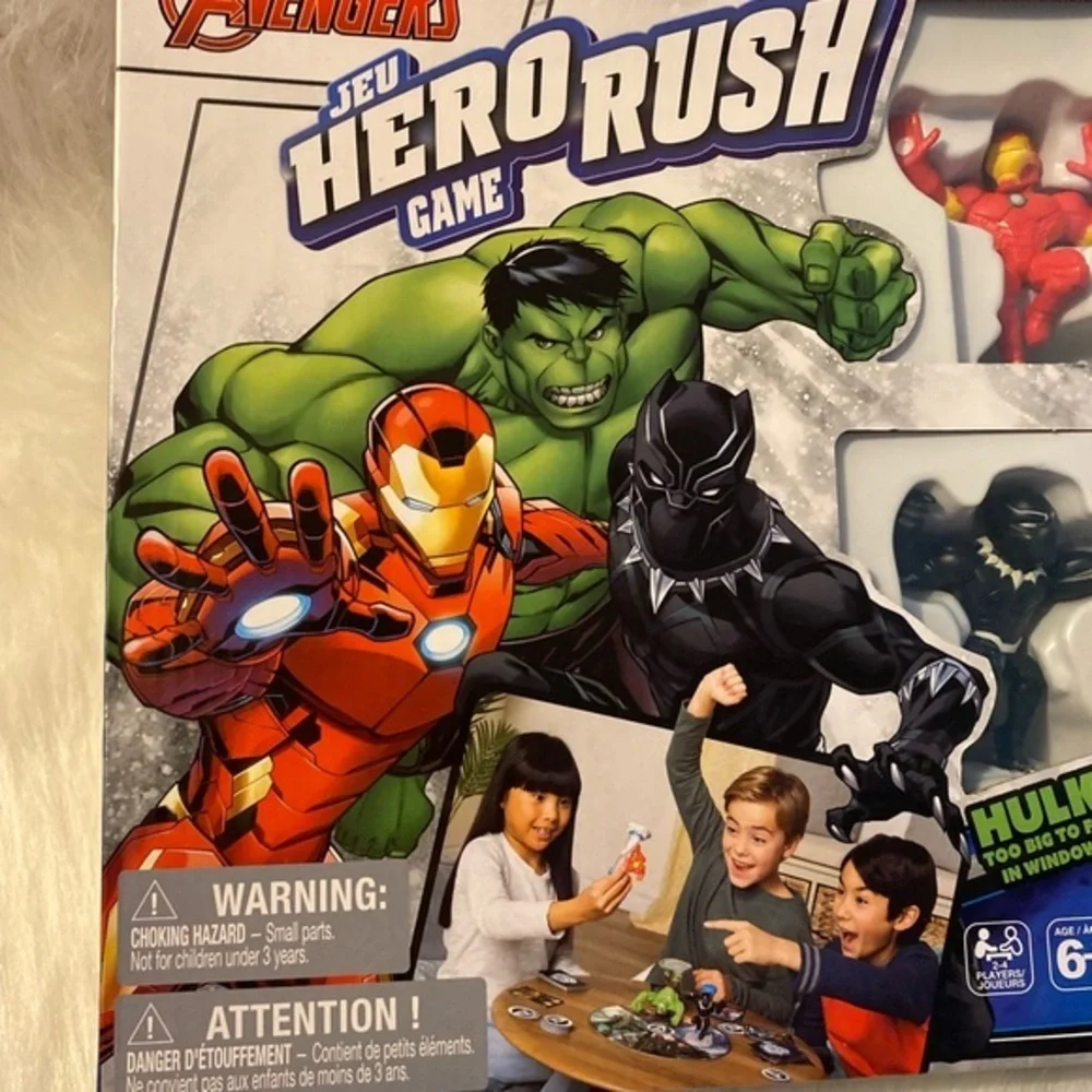 Marvel Avengers‎ Jeu Hero Rush Lids Kids Board Game